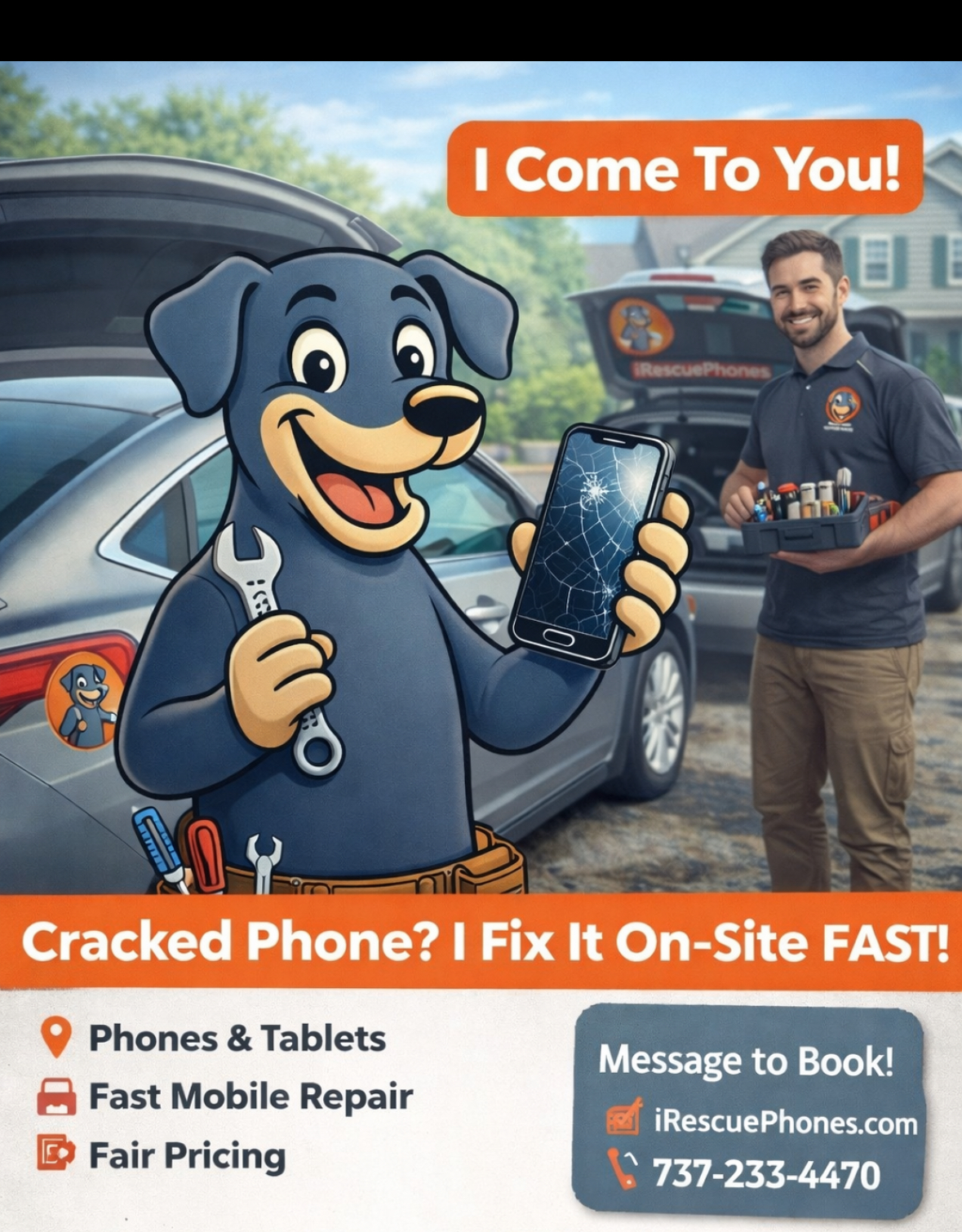 iRescuePhones - I Come To You!